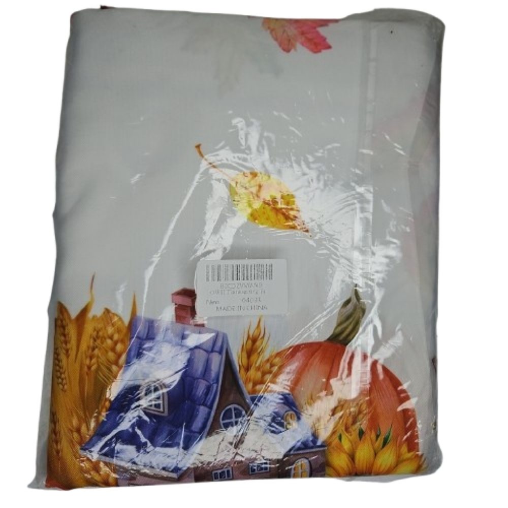 🛍 Autumn And Thanksgiving Themed Decorative Tablecloth 60” x 144”